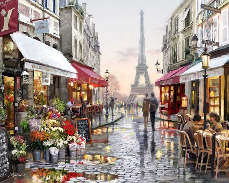 Paris paint by number
