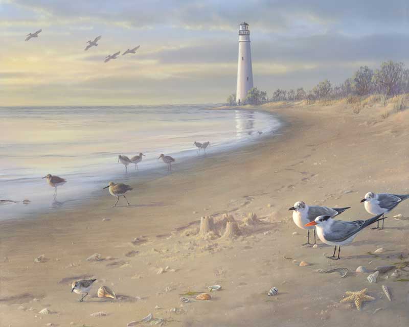 Beach paint by number