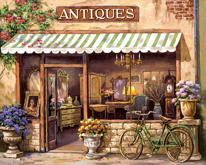 Antique shop paint by number
