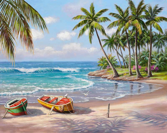 Desert Island paint by number