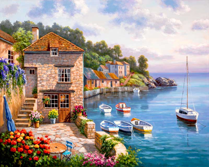 Harbor paint by number