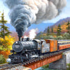 Train paint by number