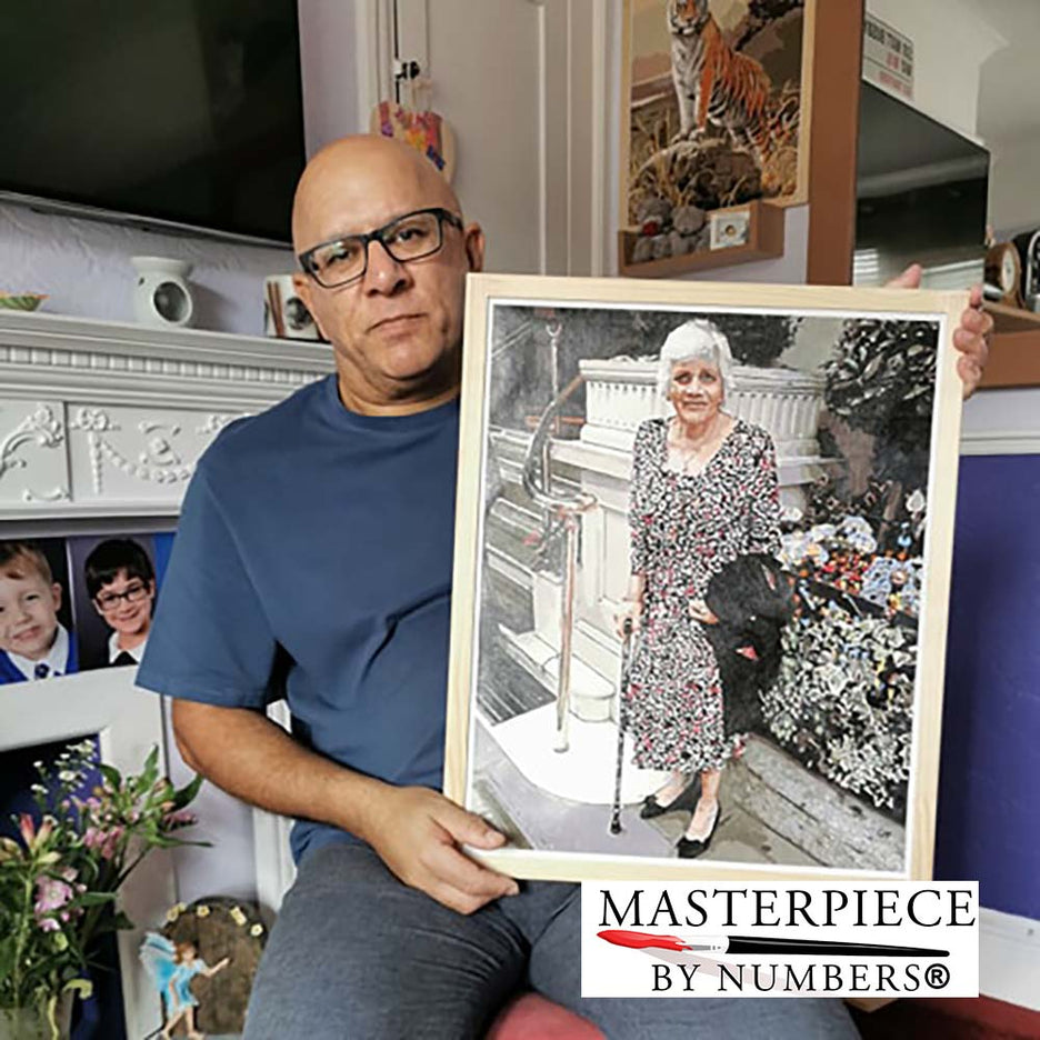 Photo to Paint By Numbers. Create Your Own Masterpiece. Masterpiece