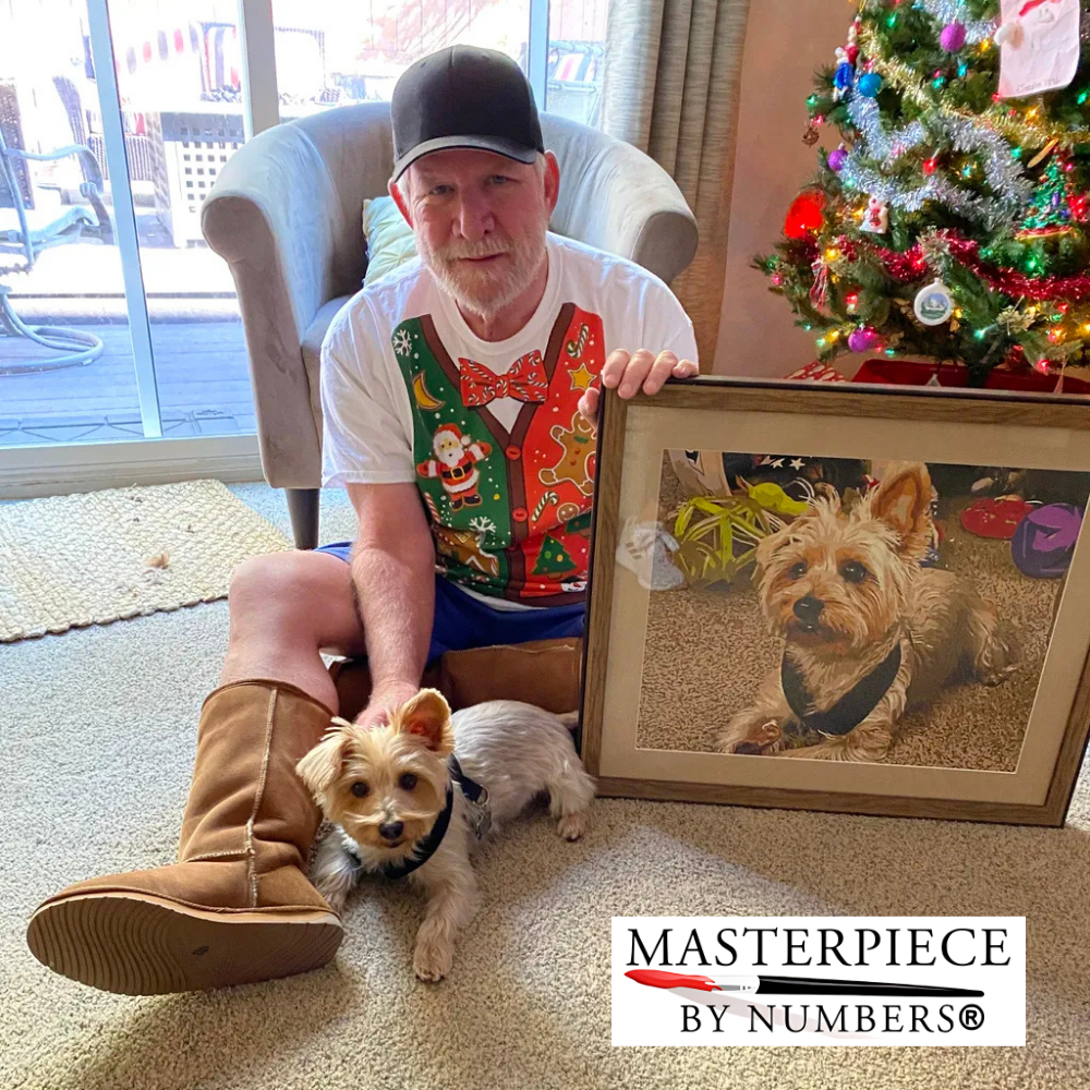 Custom Dog Paint By Numbers Kit