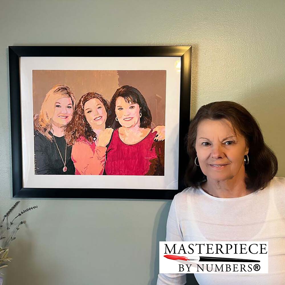 Photo to Paint By Numbers. Create Your Own Masterpiece. Masterpiece