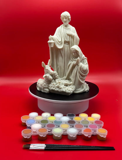 ALMOST SOLD OUT!! ON SALE NOW!!! THE MBN 4-PIECE PAINT YOUR OWN NATIVITY SET