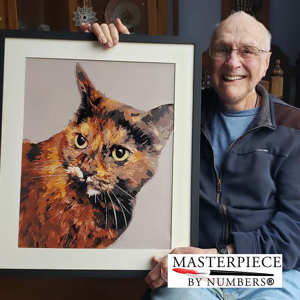 Photo to Paint By Numbers. Create Your Own Masterpiece. Masterpiece