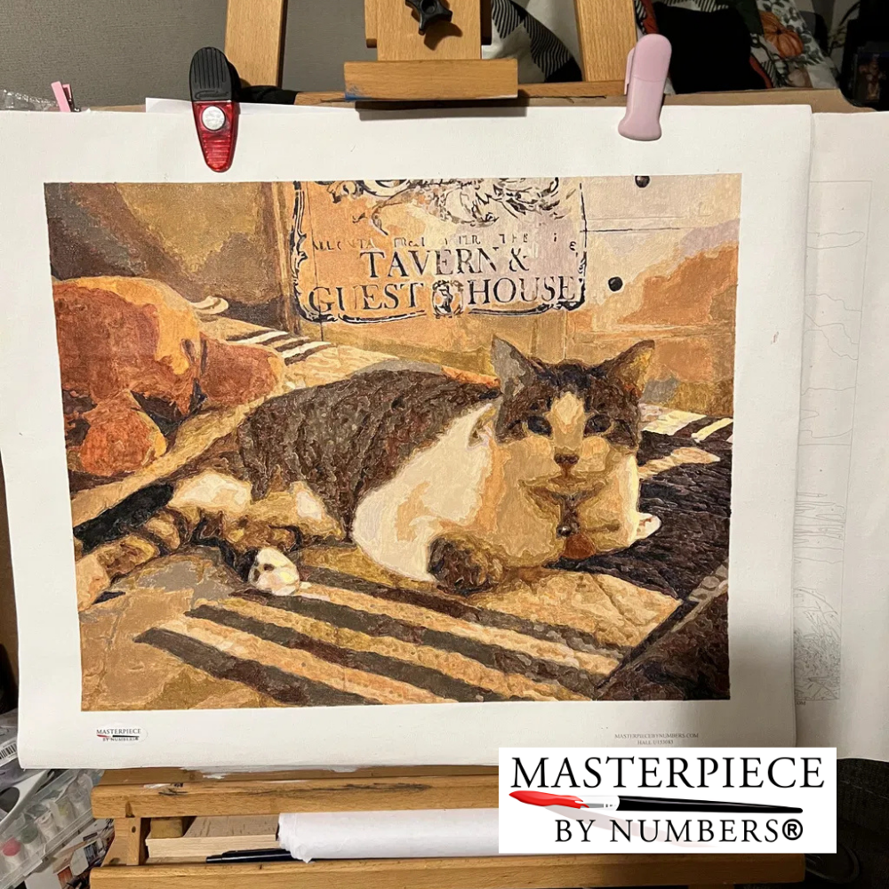 Custom Cat Paint By Numbers Kit
