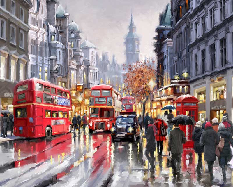 London paint by number