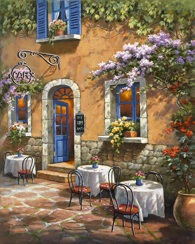 Cafe paint by number