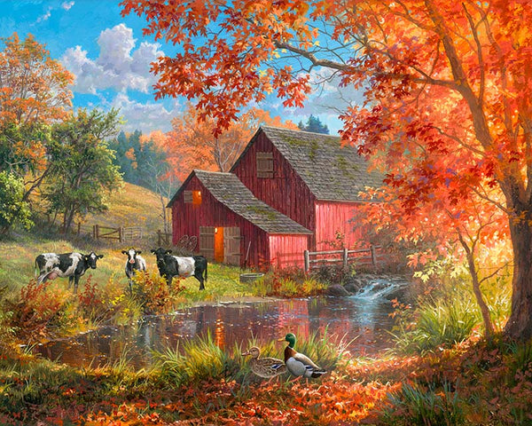 Life On The Farm by Abraham Hunter - Paint By Number Kit – Masterpiece ...