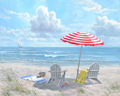 Beach paint by number
