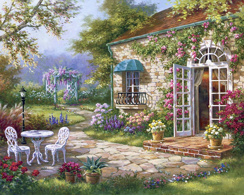 Garden paint by number