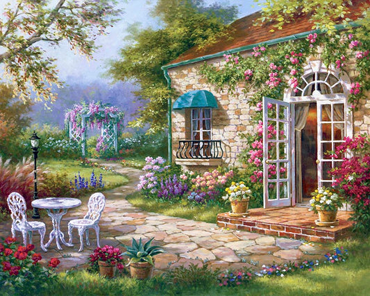 Garden paint by number