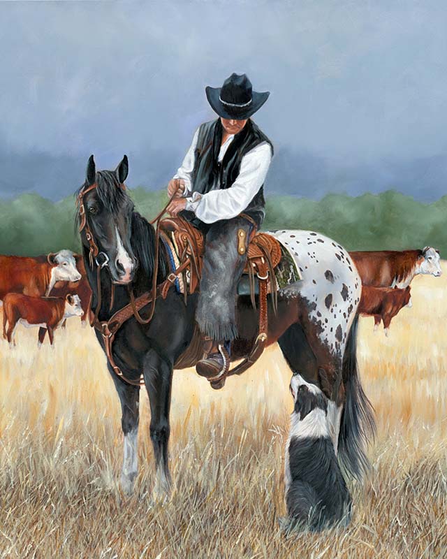 Cowboy paint by number